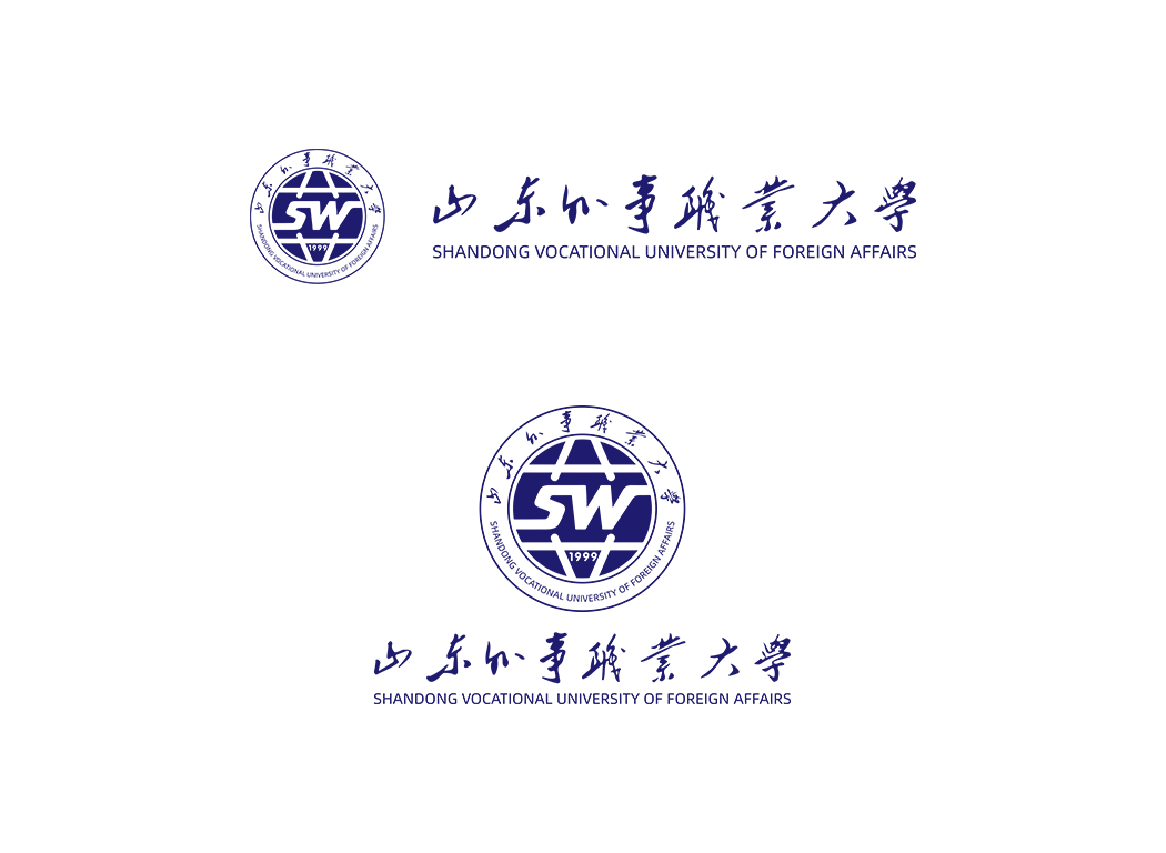 山東外事職業(yè)大學校徽