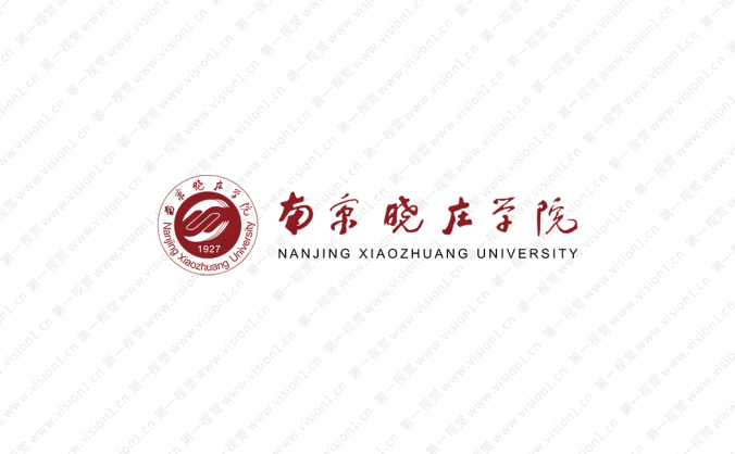 南京曉莊學院logo標志矢量圖