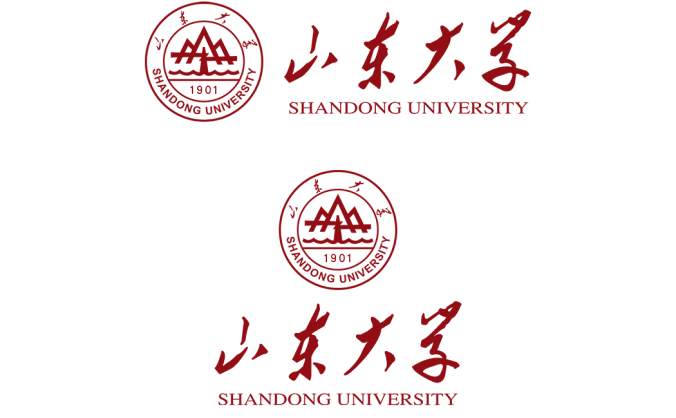大學校徽系列:山東大學標志矢量圖
