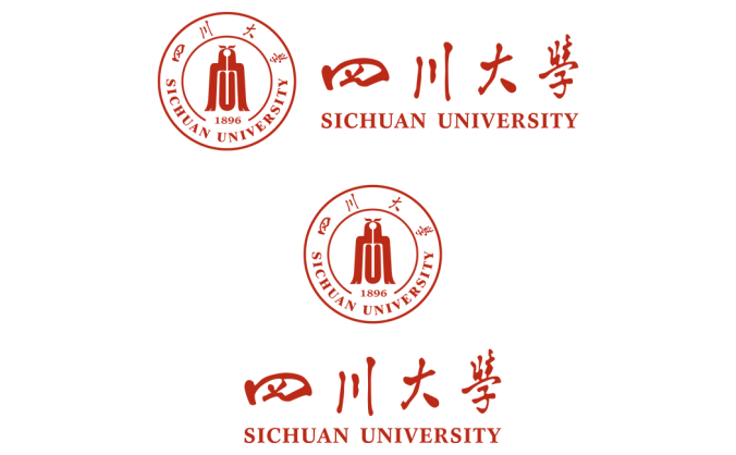 大學校徽系列:四川大學標志矢量圖
