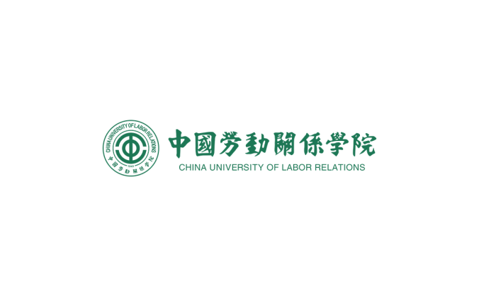 中國勞動關系學院校徽標志矢量圖