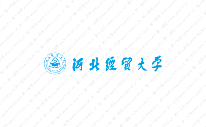 大學(xué)校徽系列:河北經(jīng)貿(mào)大學(xué)標(biāo)志矢量圖