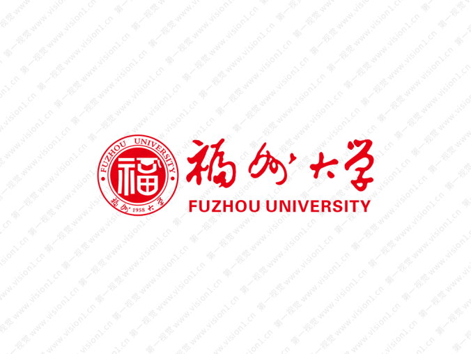 大學(xué)?；障盗?福州大學(xué)標(biāo)志矢量圖