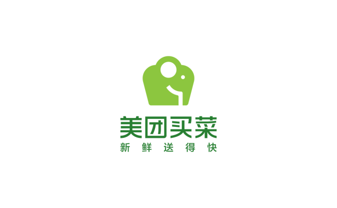 美團買菜logo矢量圖