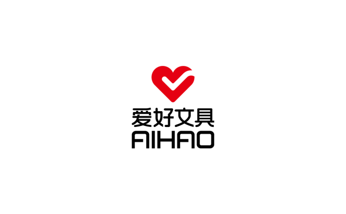 愛(ài)好文具logo標(biāo)志矢量圖