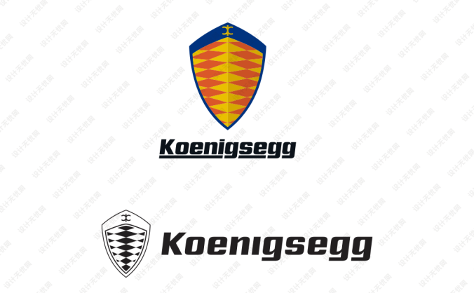 柯尼塞格Koenigsegg汽車標(biāo)志矢量圖