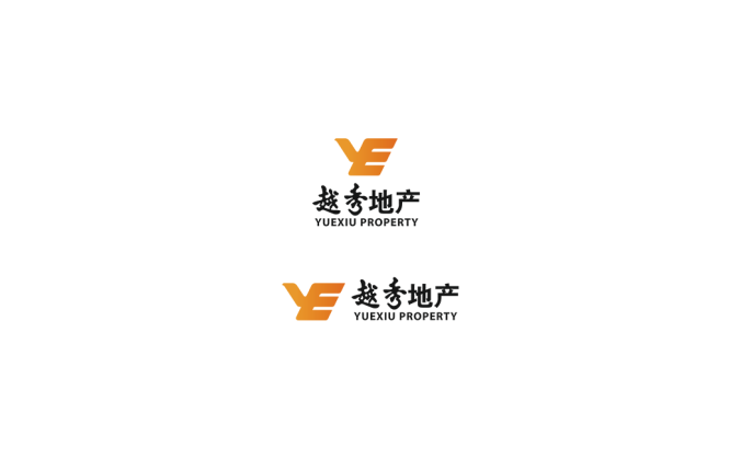 越秀地產logo標志矢量圖