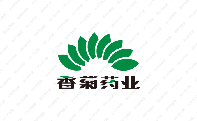 香菊藥業logo標志矢量圖