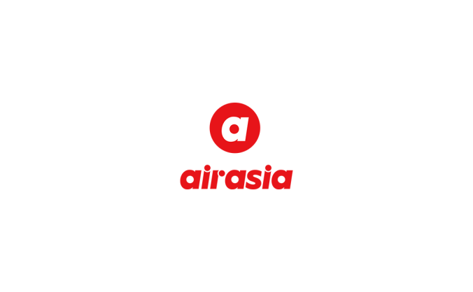 AirAsia亞洲航空公司logo標志矢量圖