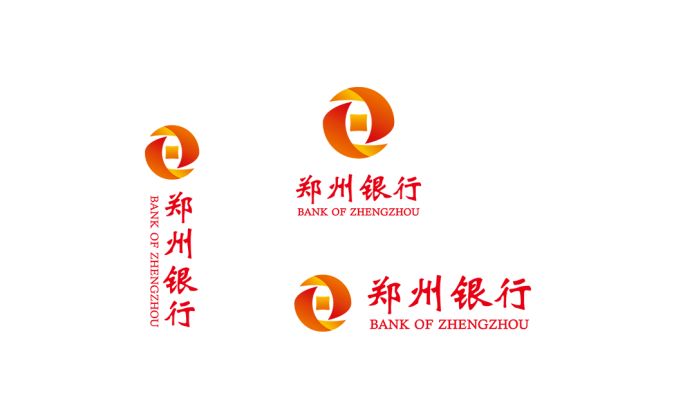 鄭州銀行標志矢量圖