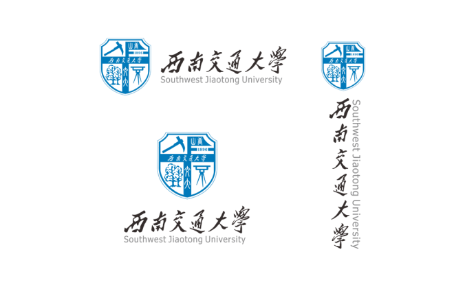 大學校徽系列: 西南交通大學標志矢量圖