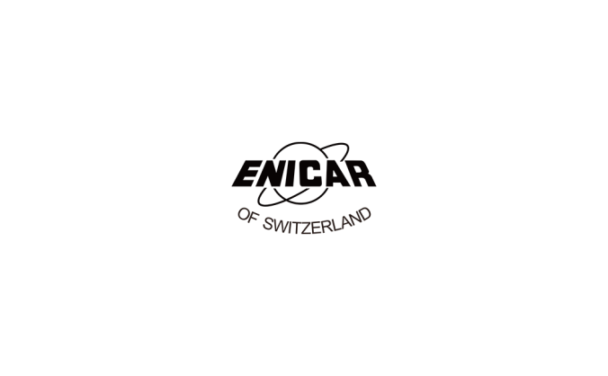 世界名表:ENICAR英納格表標志矢量圖