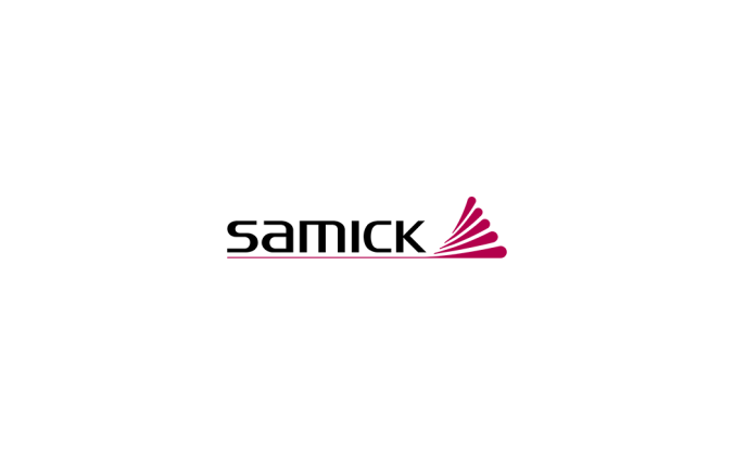 samick三益鋼琴logo標志矢量圖