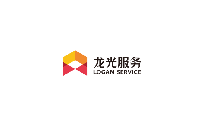 龍光服務logo標志矢量圖