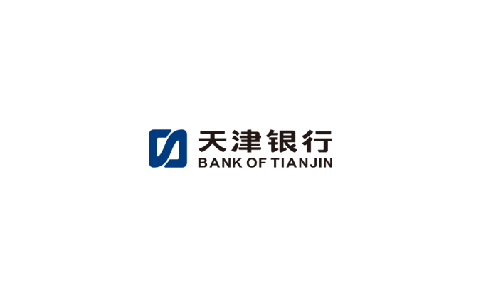 天津銀行標志矢量圖