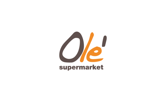 Ole精品超市logo矢量圖