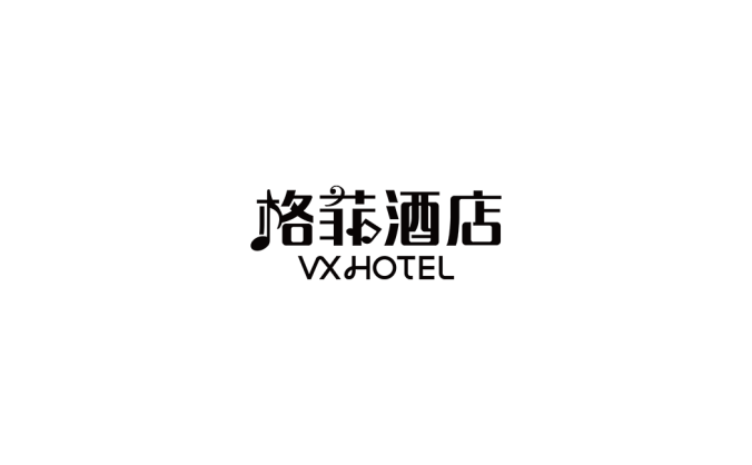 格菲酒店logo標志矢量圖