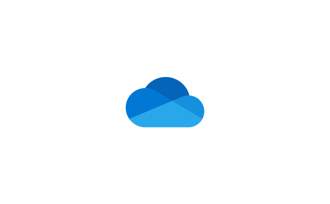 OneDrive標(biāo)志矢量圖