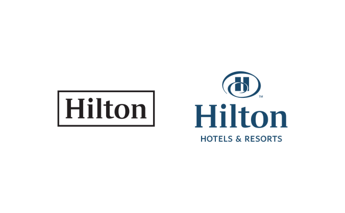 Hilton希爾頓酒店標志矢量圖