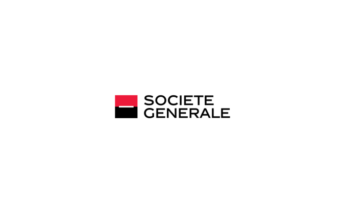 法興銀行Societe Generale標志矢量圖