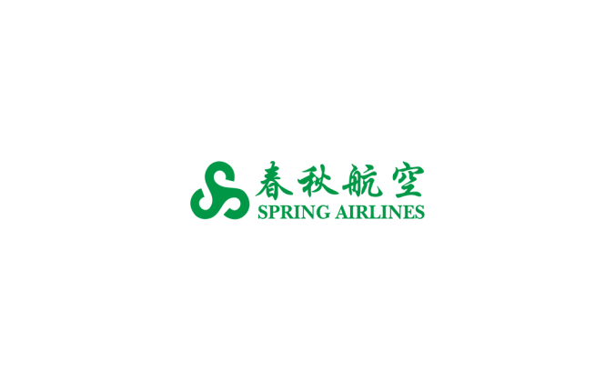 春秋航空logo標志矢量圖