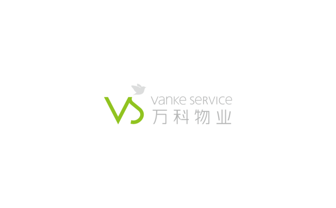 萬科物業logo標志矢量圖