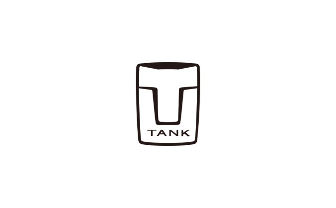 坦克汽車logo矢量圖