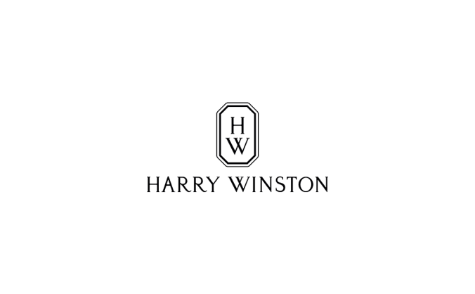 珠寶品牌: 海瑞溫斯頓（Harry Winston）標志矢量圖