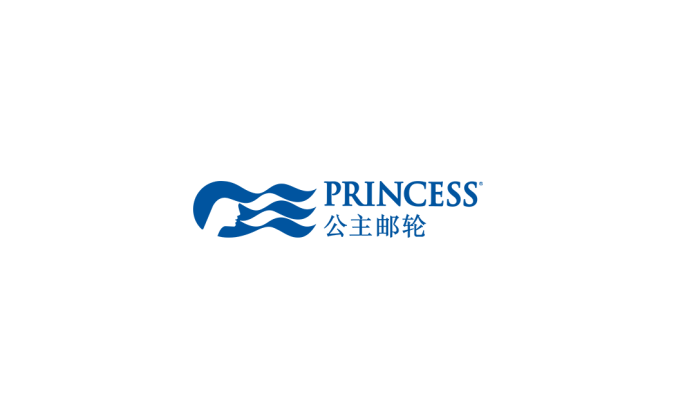 公主郵輪logo矢量圖