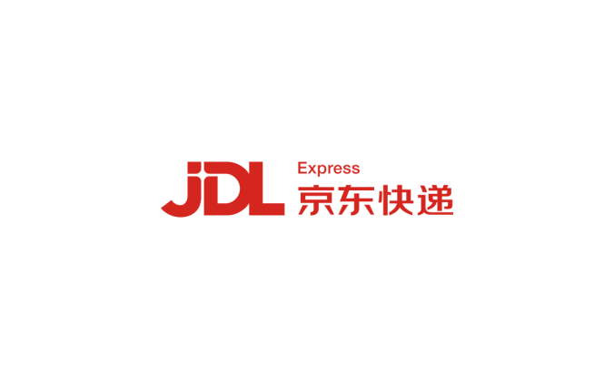 京東快遞logo標志矢量圖