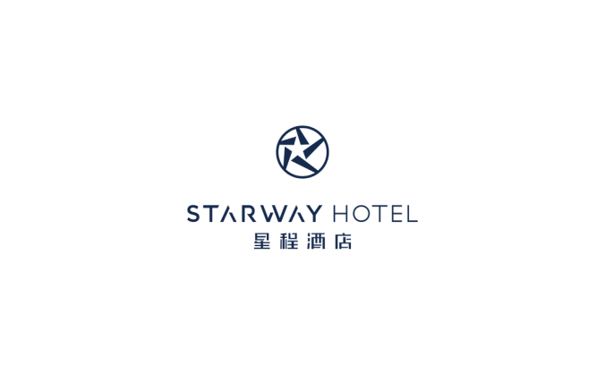 星程酒店logo標志矢量圖