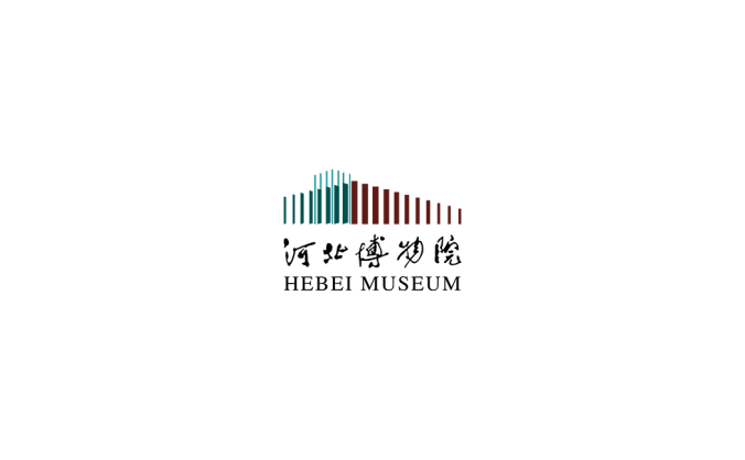 河北博物院logo標志矢量圖