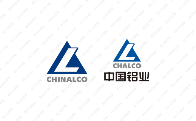 中國鋁業logo標志矢量圖