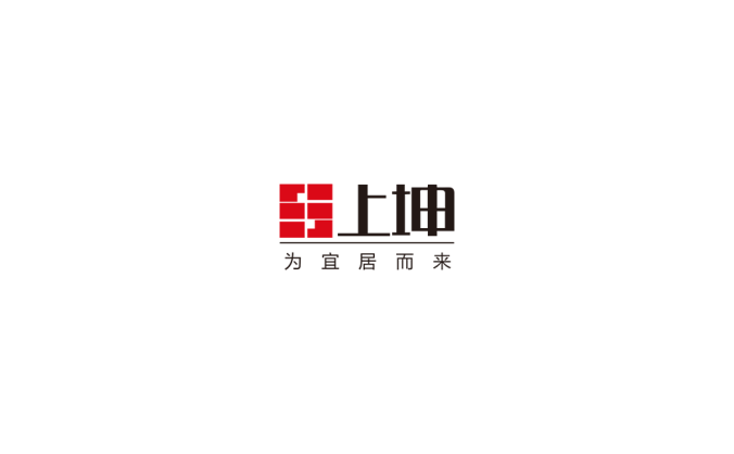 上坤地產logo標志矢量圖