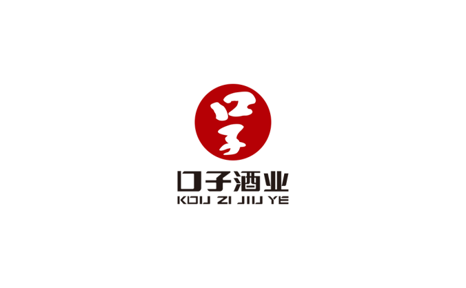 口子酒業(yè)logo標(biāo)志矢量圖