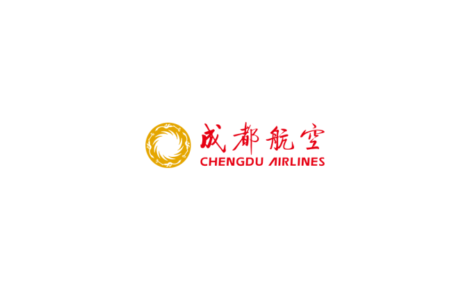 成都航空logo標志矢量圖