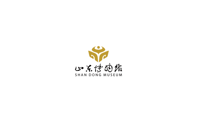 山東博物館logo標志矢量圖