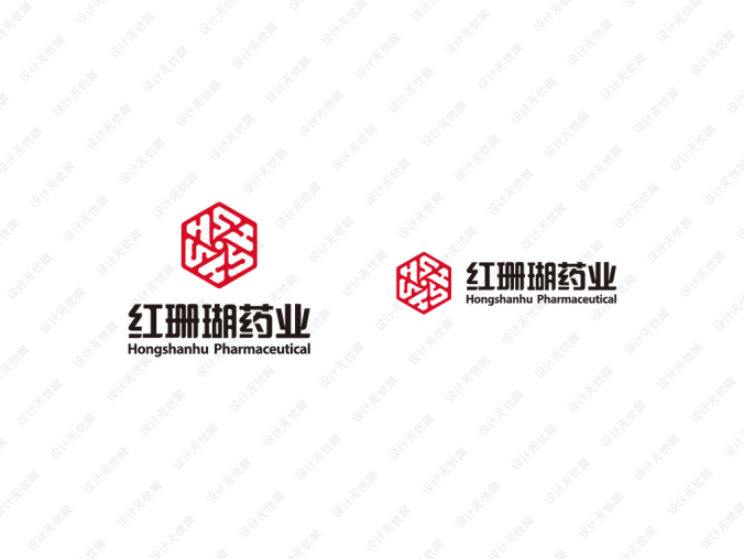 紅珊瑚藥業logo標志矢量圖