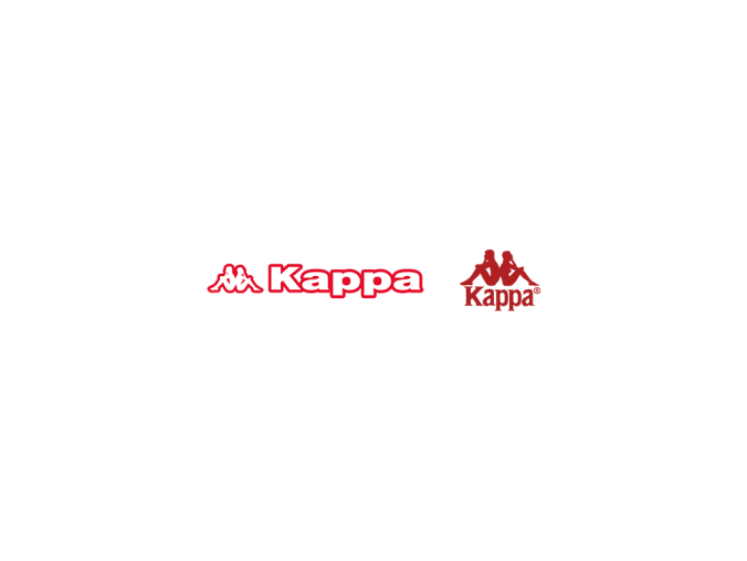 運動品牌卡帕kappa標志矢量圖